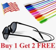Silicone Glasses Strap band Neck Cord Holder Lanyard Sunglasses Eyeglasses