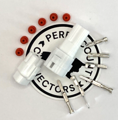 3 Pin Connector Set Yamaha 6187-3231 6180-3241 Kawasaki Suzuki