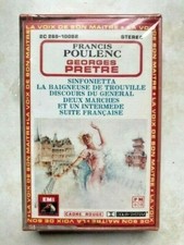 POULENC SINFONIETTA LA BEIGNEUSE DE TROUVILLE K7 TAPE NEW BLISTER c1