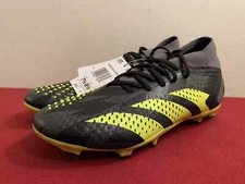 Adidas Predator Accuracy.2 FG Soccer Cleats Black Green IG0781 Size 7.5 NEW