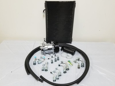Universal 134a Air Conditioning Hose Kit R-Ring Fittings + Drier+A/C