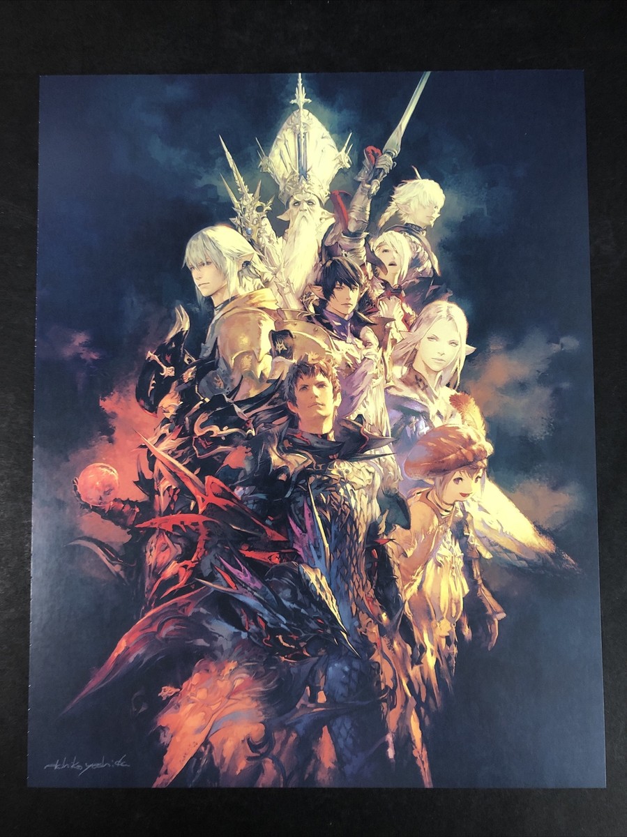 Final Fantasy XIV Online Game Poster Print 11x14 Square Enix