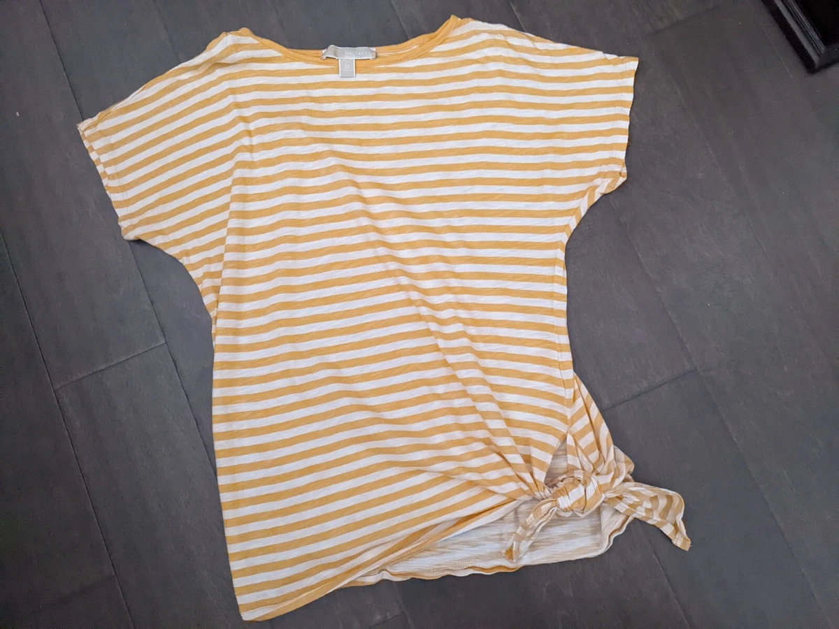 Michael kors t cheap shirt womens yellow