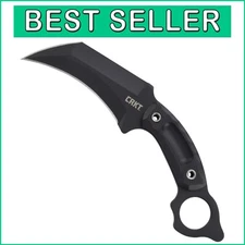 Durable Du Hoc Karambit Knife - 5.1'' Plain Edge SK5 Blade & Customizable Sheath
