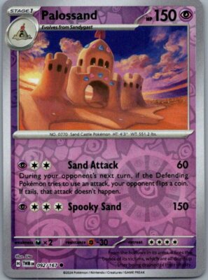 Palossand SV06: Twilight Masquerade 092/167 Near Mint NM Reverse Holo