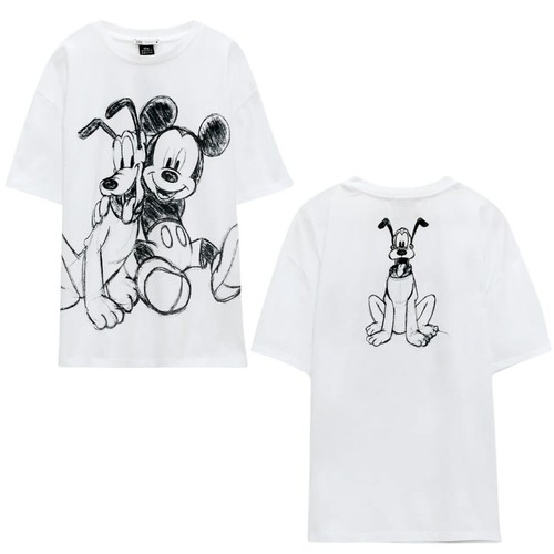 ZARA DISNEY NWT M L Mickey Mouse Pluto 