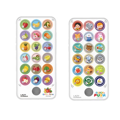 Tuituile Card Challenge Interactive Toy Hand-Eye Coordination Toy Push Game 