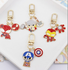 lot 20pcs anime cartoon avenger mix Keychain Key Chain Girl boy Keyring gift
