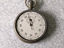 VINTAGE POCKET WATCH STOPWATCH -MILITARY -A.M 6B/221  - SPARES REPAIRS 3