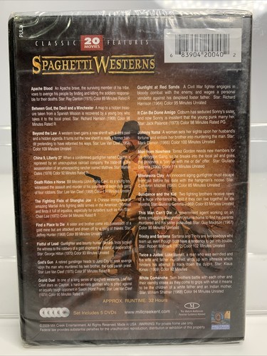 Spaghetti Westerns 20 Movie Pack (DVD, 2008, 5-Disc Set) - Picture 5 of 6