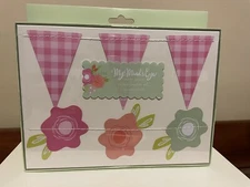 My Minds Eye Paper Mini Banner Set  Of 2 6’ Ft Each Pennant And Flower Banner