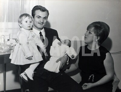 Photo Vintage Bologna-Inter 1955 – Fogli, Mazzola – Tirage Original 24x18 Cm