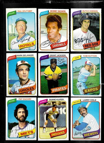 1980 OPC 80 O PEE CHEE TOPPS MLB BASEBALL CARD 126-250 SEE LIST - Picture 182 of 257