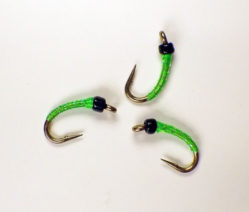 Tormenta del Desierto Ninfa Midge Caddis Verde - Lote Premium de Moscas de Pesca con Mosca de Trucha - Imagen 20 de 24