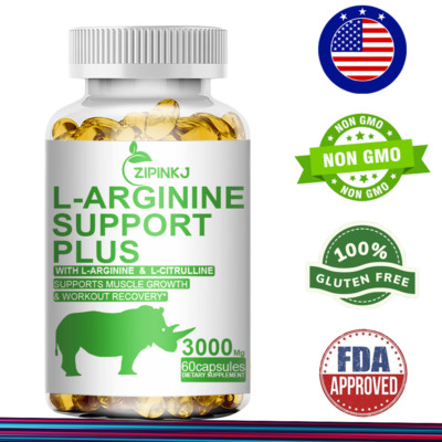 L-ARGININE 3000mg Muscle Growth Nitric Oxide Tablets Amino Acid Energy Support