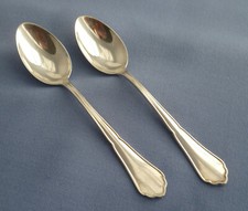 BSF - Englisch Chippendale - 2 Teelöffel Kaffeelöffel - 800er Silber - 12,3  cm