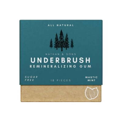 Underbrush Gum Multi-Functional Chewing Gum -Cinna Mastic & Mastic Mint 18 PCS