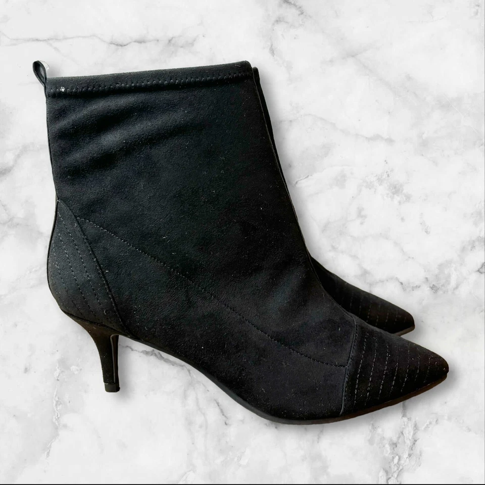 Botas de micro gamuza negras Adrianna Appel para mujer talla 8M Foto 4 de 4