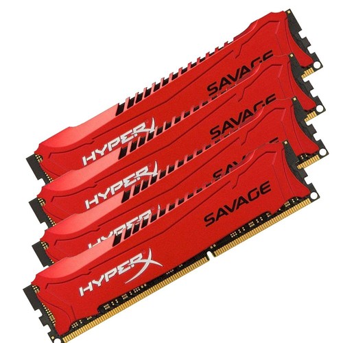 Kingston HyperX SAVAGE 32GB Kit 4x 8GB DDR3 2133MHz HX321C11SRK4/32 PC Memory BT - Picture 2 of 6