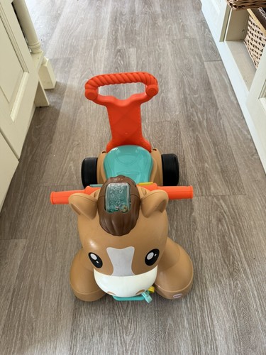 Fisher-Price Ride On Horse Baby Infant Walker Bouncer Play Toy Interactive Pony - Picture 4 of 10