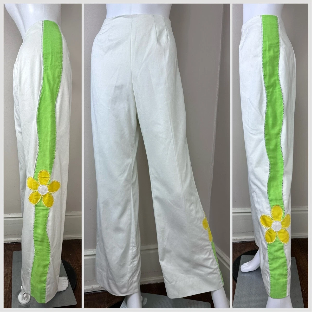 White 1960s Vintage Pants for Women for sale | eBay