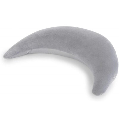 Theraline Plüschmond Mondkissen Stillkissen 140x27 cm grau TOP