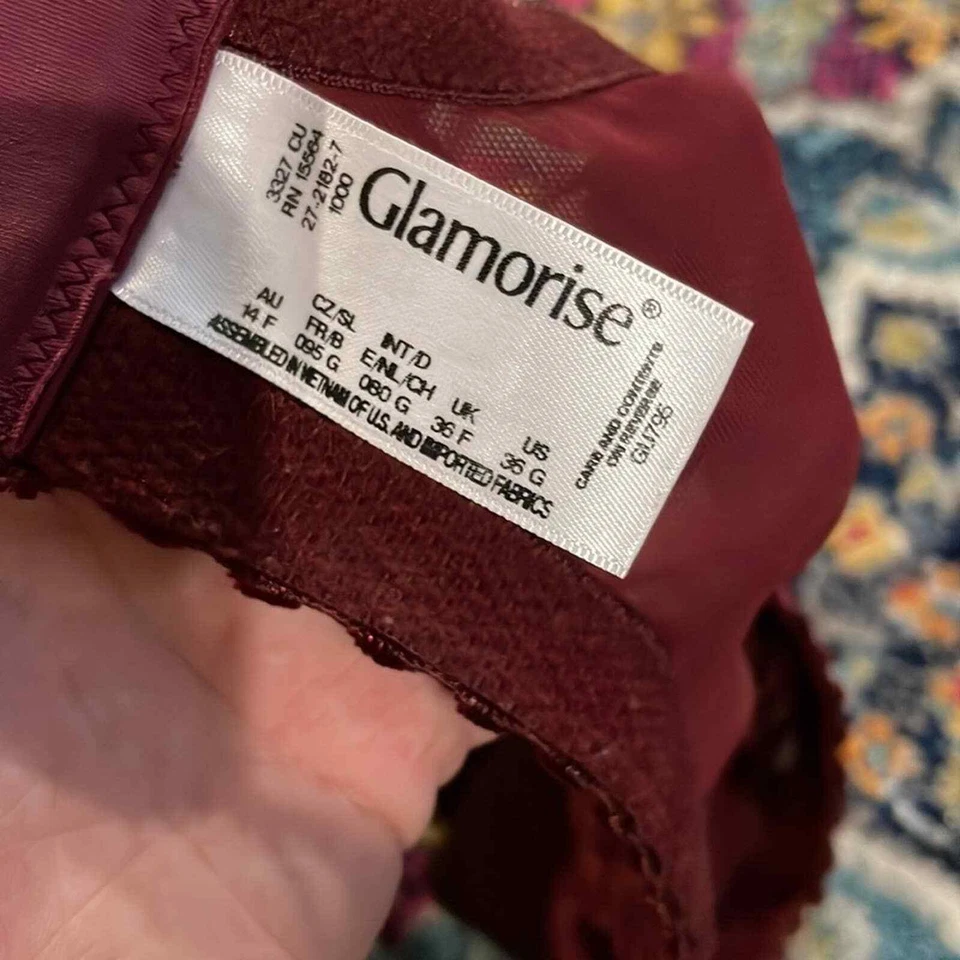 Glamorise Magiclift Bra 1000 Red 36G - Image 3 of 3