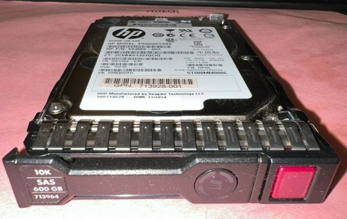 HP 693569–001 300 GB 10K RPM 6,3 Cm SAS 6Gb/s Disque Dur Entreprise - Haute Performance
