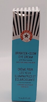 First Aid Beauty Brighten + Glow Eye Cream W/ Niacinamide New, AUTHENTIC 