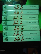 COLLEZIONE STOCK lotto  VHS Videocassetta COMMEDIA- TOTO' TV-FONIT CETRA VIDEO**