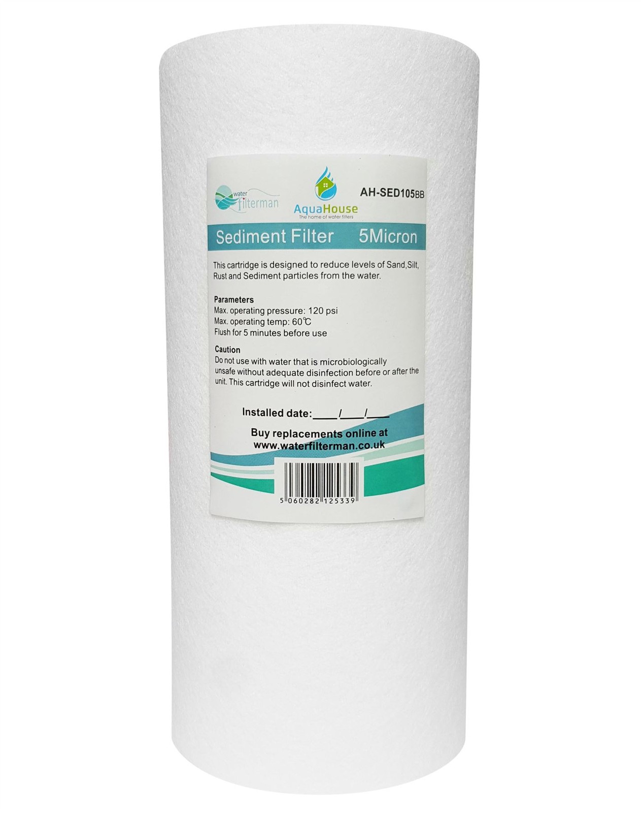 AquaHouse Large UV Pre-filter System Sediment Replacement filter AH-SED105BB-UV