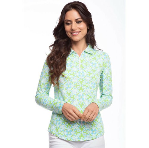 Long Sleeve Polo Golf Shirt 