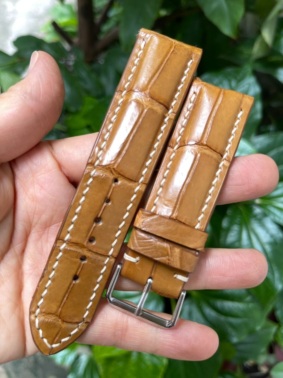 Compatible with Louis Vuitton watch strap 21mm leather strap