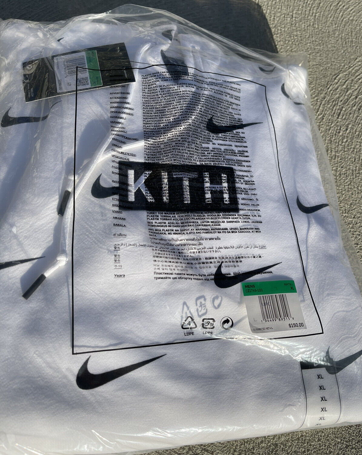 Nike X Kith New York Knicks Hoodie Size:XL | eBay