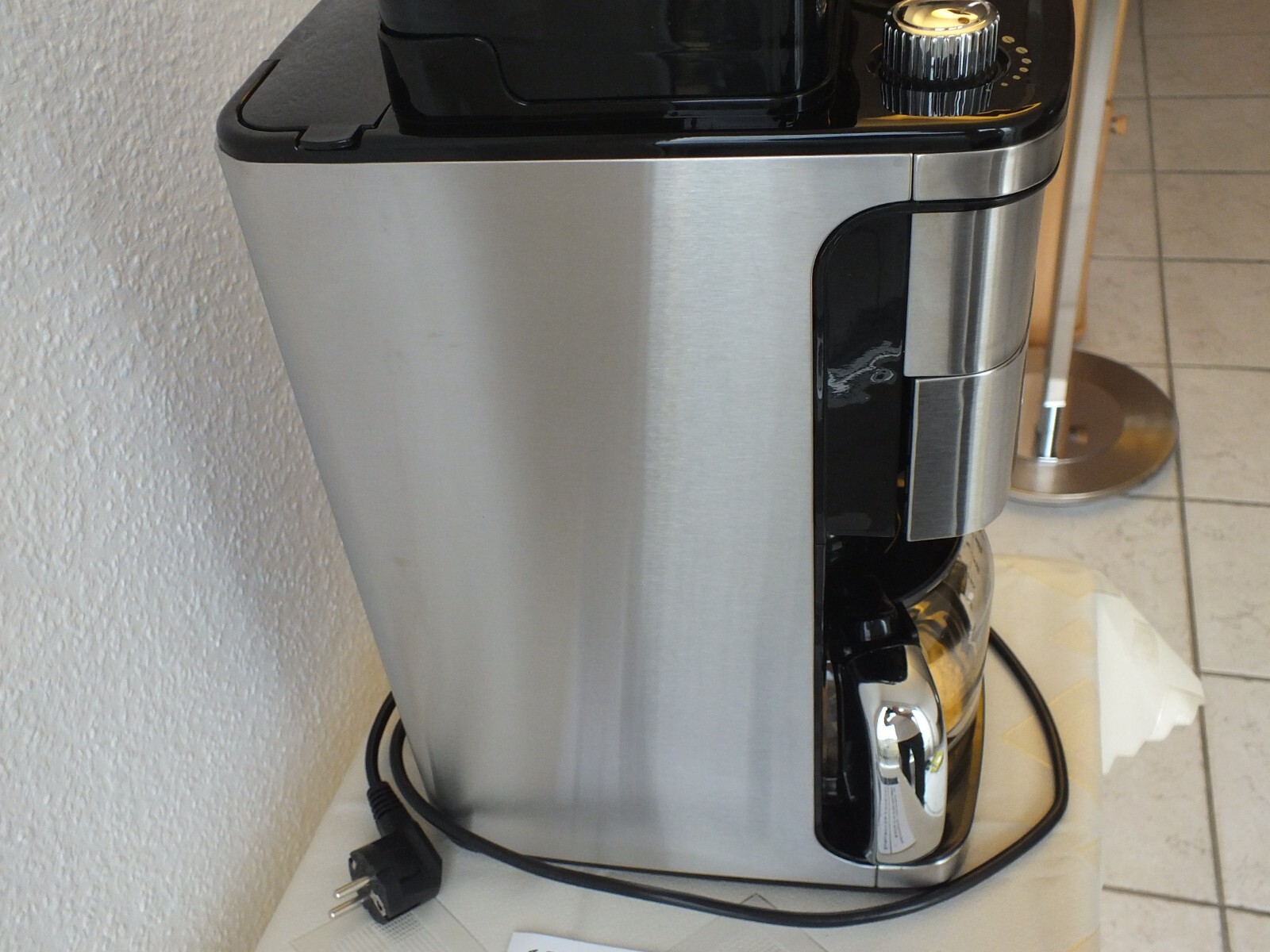 PRIVILEG Kaffeemaschine mit Mahlwerk Cm4266-a 1 5l Kaffeekanne  