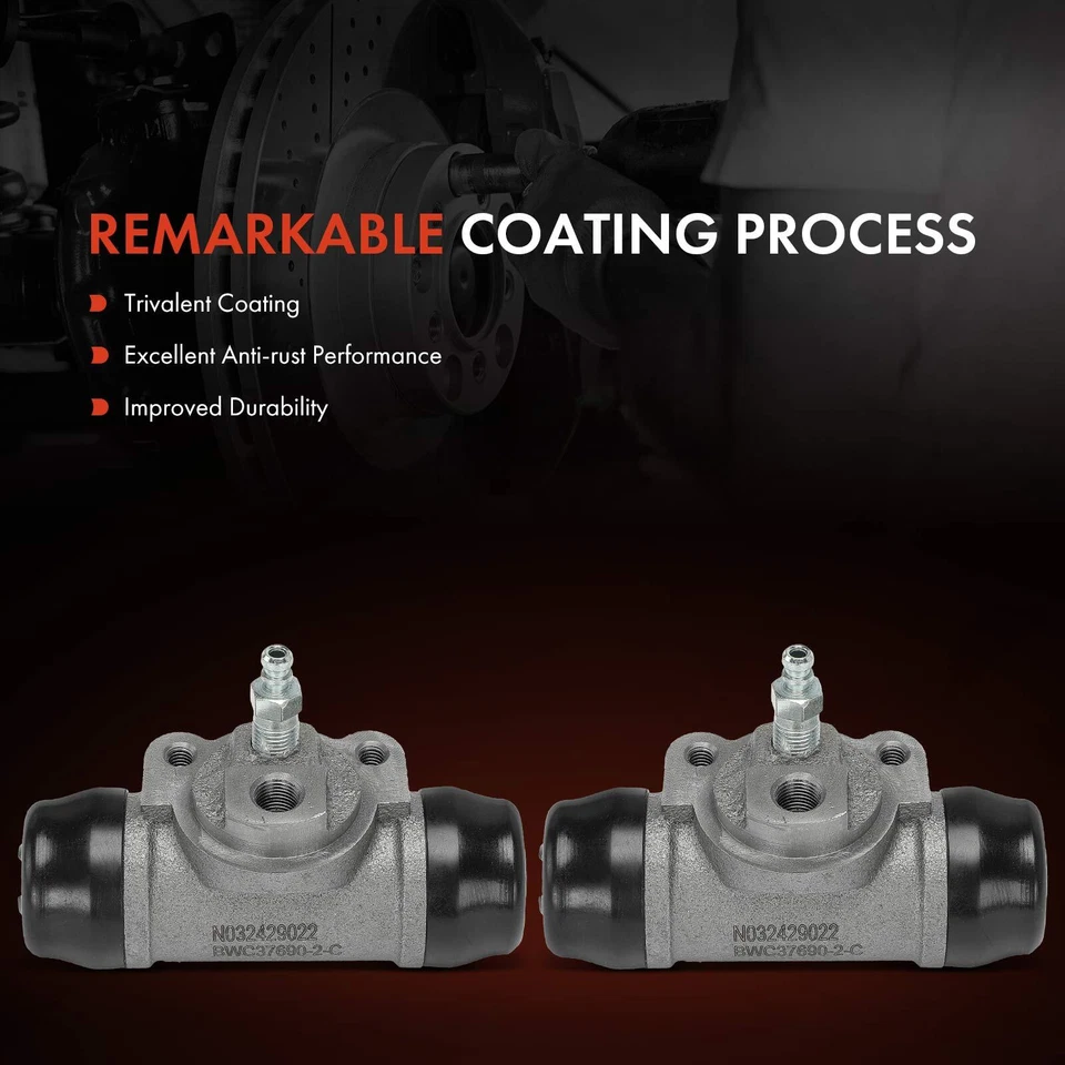 2x Cilindro de rueda de freno de tambor trasero para Toyota 4Runner Land Cruiser T100 Tundra Foto 4 de 4