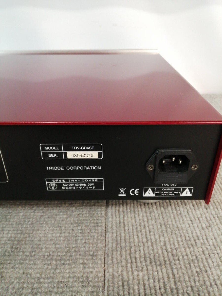 Triode TRV-CD4SE Vacuum Tube CD Player w/Remote Working | eBay