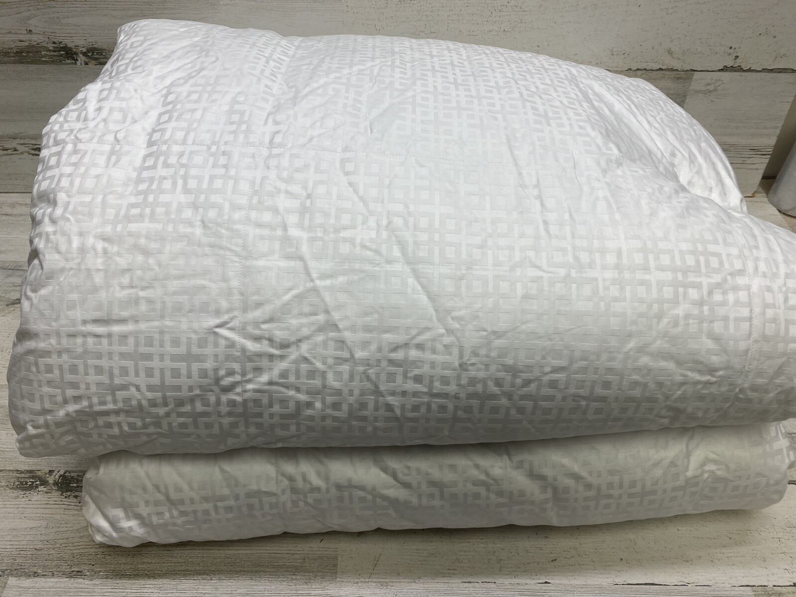 Hotel Collection Goose Down Light Weight Full/Queen White Comforter eBay