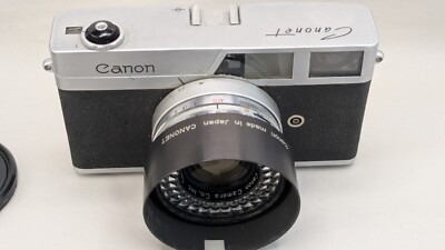 Canon Canonet avec objectif SE 1.9/45mm avec pare soleil et étui