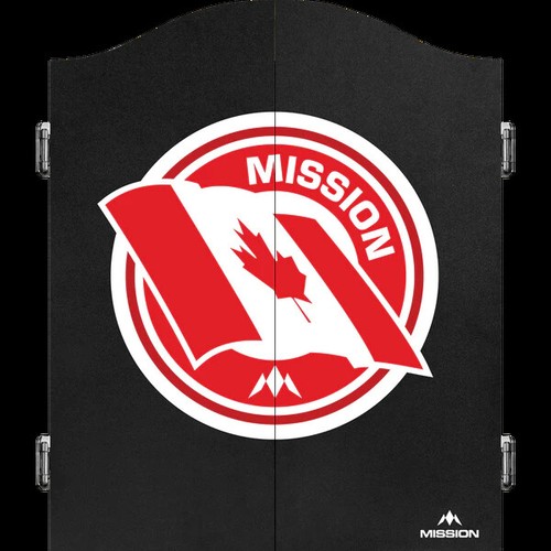 Mission Dartboard Cabinet resistente design canadese, disponibile in 3 modelli - Foto 5 di 12