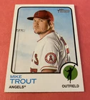 2022 Topps Heritage MIKE TROUT Angels Base Card #100 **Free Shipping**