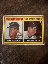 1967 TOPPS YANKEES ROOKIE STARS MIKE HEGAN #553 SP VG/EX HIGH NUMBER HI #