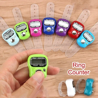 Finger Zeiler kompass LED Elektronischer Handheld-Zähler Ring - Bild 1 von 4