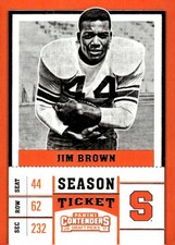 2017 Panini Contenders Draft Picks #50 Jim Brown