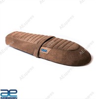 Leder Touring Seat Brown FüR Royal Enfield Interceptor Continental Gt 650 @ UK