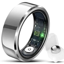 Smart Ring for Men & Women, Fitness Tracker with Sleep/Step/Heart Rate/Calori...