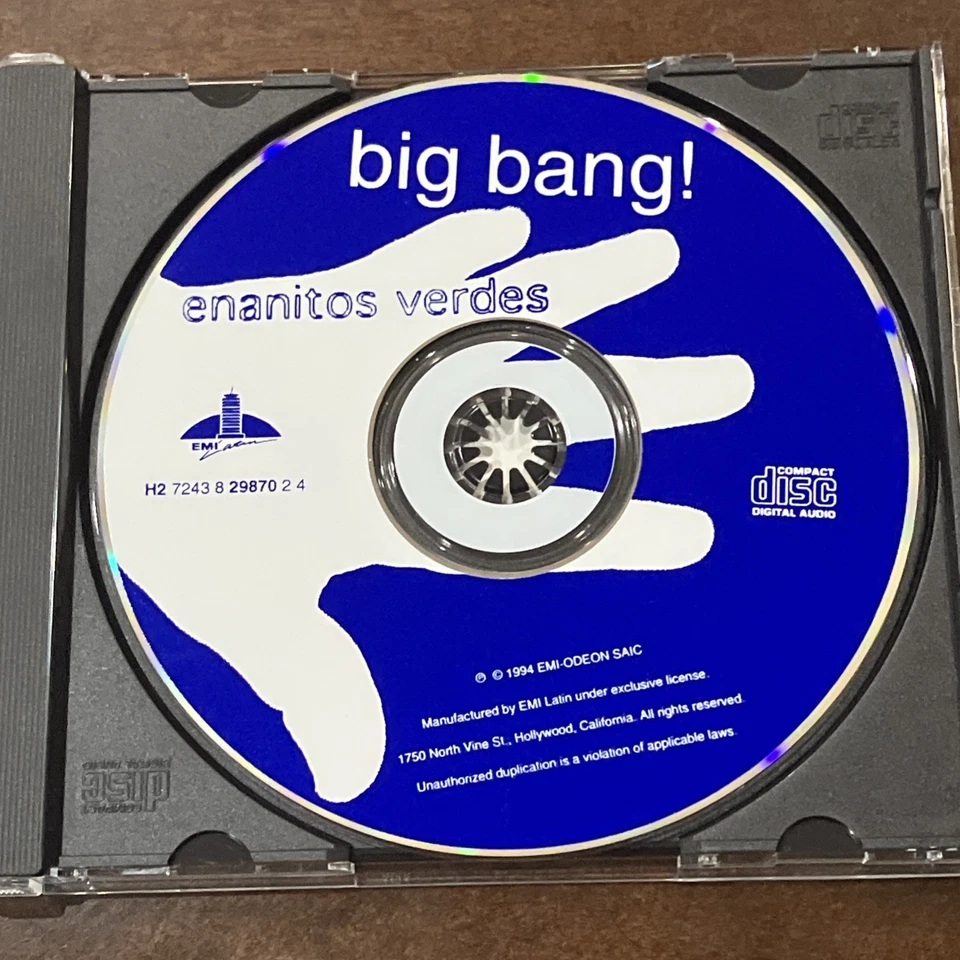 Big Bang by Los Enanitos Verdes (CD, 1995) Foto 3 de 4