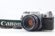  N MINT  Canon AE-1 35mm Film Camera Silver  FD 50mm f/1.8 SC Lens From JAPAN