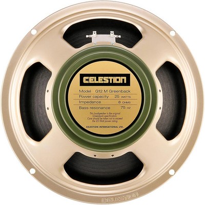 Celestion G12M Greenback 25W, 12'' Guitar Speaker  8 Ohm