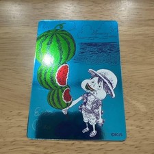 PREORDR One Piece NatsuComi 2026 Metallic Card Eiichiro Oda Monkey D Luffy Promo